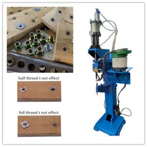 Pneumatic 4 Prong T-nut Riveting Machine